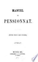 Manuel du Pensionnat