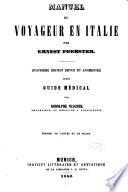 Manuel du voyageur en Italie Ernst Foerster