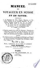 Manuel du voyageur en Suisse et en Savoie