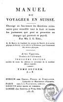 Manuel du voyageur en Suisse