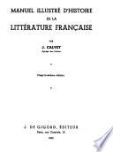 Manuel illustré d'histoire de la littérature française