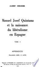 Manuel Josef Quintana et la naissance du libéralisme en Espagne