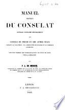 Manuel pratique du consulat