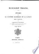 Manuscrit Troano