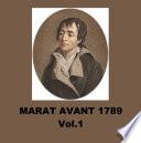 Marat avant 1789