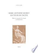 Marc-Antoine Muret lecteur de Tacite