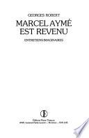 Marcel Aymé est revenu