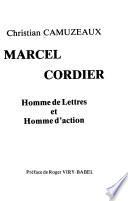 Marcel Cordier, homme de lettres et homme d'action