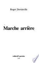 Marche arrière