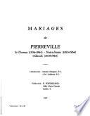 Mariages de Pierreville