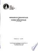 Mariages de Trois-Pistoles et Rivière-Trois-Pistoles