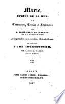 Marie, étoile de la mer ou Conversion, pensées et sentiments