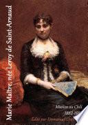 Marie Ma”tre, nŽe Leroy de Saint-Arnaud