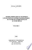 Marine, propulsion et technique