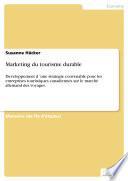 Marketing du tourisme durable