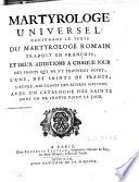 Martyrologe universel