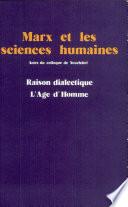 Marx Et Les Sciences Humaines