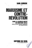 Marxisme et contre-révolution