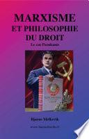 MARXISME ET PHILOSOPHIE DU DROIT
