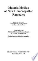 Materia Medica of New Homoeopathic Remedies