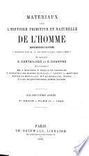 Matériaux pour l'histoire positive et philosophique de l'homme