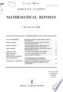 Mathematical Reports