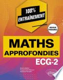 Mathématiques approfondies - ECG-2 - Programme 2022