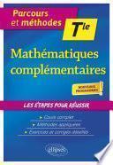 Mathématiques complémentaires - Terminale - nouveaux programmes