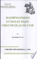 Mathématiques et dialectique chez Nicolas de Cuse