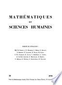 Mathématiques et sciences humaines