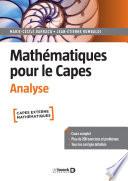 Mathématiques pour le Capes - Analyse