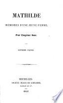 Mathilde; mémoires d'une jeune femme