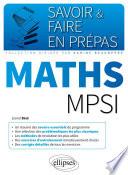 Maths MPSI