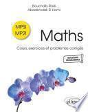 Maths - MPSI-MP2I