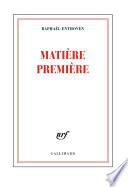 Matière première
