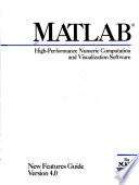 MATLAB: New features guide, version 4.0