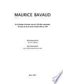 Maurice Bavaud