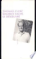 Maurice Sachs le désoeuvré