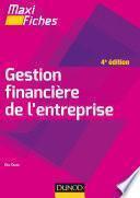 Maxi fiches - Gestion financière de l'entreprise - 4e éd.