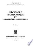 Mécanique biomécanique et prothèses dentaires