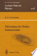 Mecanique des fluides fondamentale