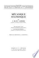 Mécanique statistique
