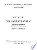 Médailles des anciens Pays-Bays