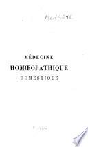 Médecine homéopathique domestique