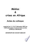 Médias & crises en Afrique