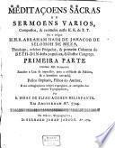 Meditaçoens sacras ou sermoens varios