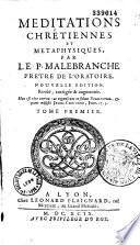 Méditations chrétiennes et métaphysiques