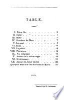 Méditations pouvant servir dans une retraite pour la profession religieuse, suivies de quelques mots sur les douleurs de Marie