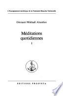 Méditations quotidiennes