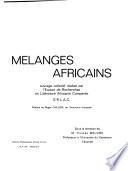 Mélanges africains